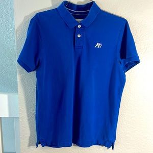 AEROPOSTALE Polo Shirt Men's Size XL Short Sleeve Logo Blue